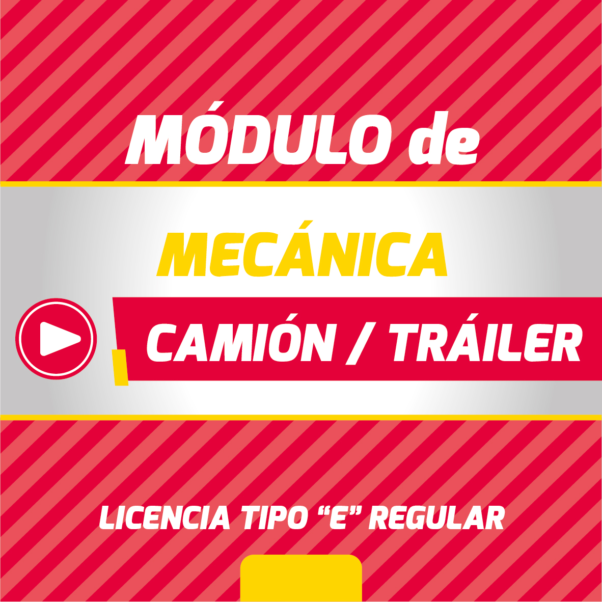 MECÁNICA CAMIÓN/TRÁILER (Licencia Tipo E Regular - Fines de Semana - Paralelo A)
